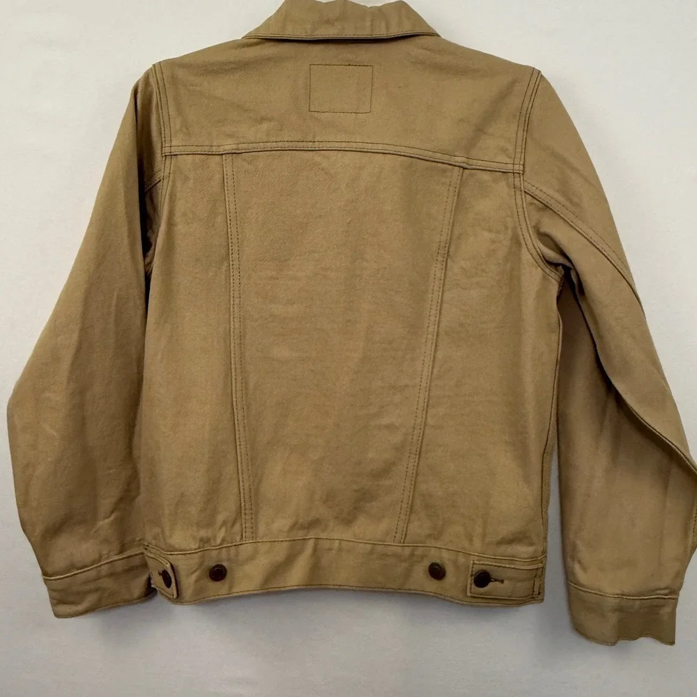 Youth  Levi‎ Strauss & Co Tan Trucker Jacket Size Large 12 13 Yrs